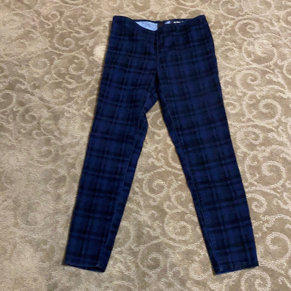 Plaid Corduroy Pants